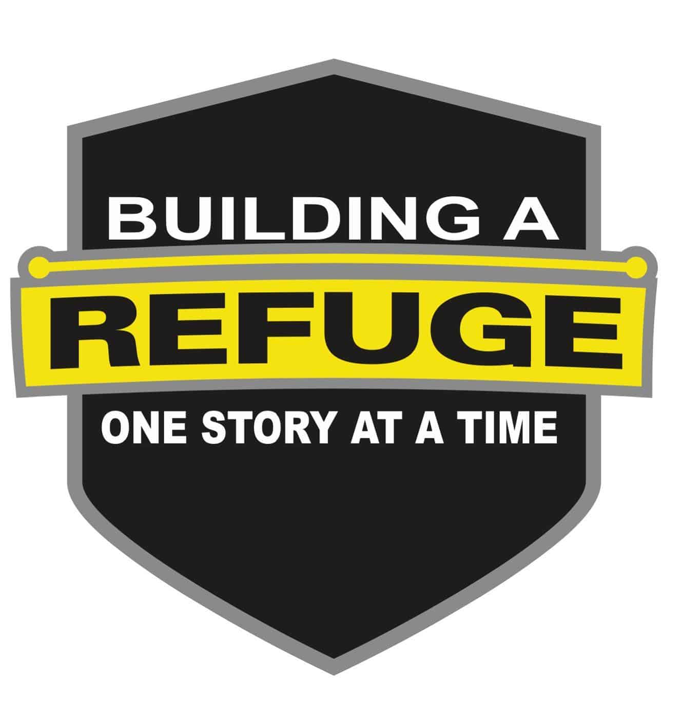 Building A Refuge Logo. "One Story At A Time"